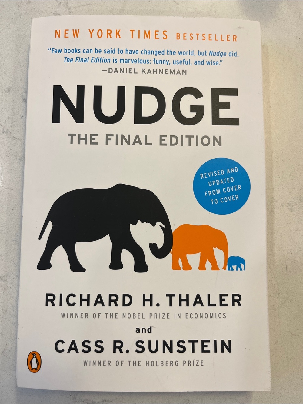 Nudge by Richard H. Thaler and Cass R Sunstein